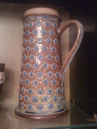 Doulton lambeth jug dated 1877 